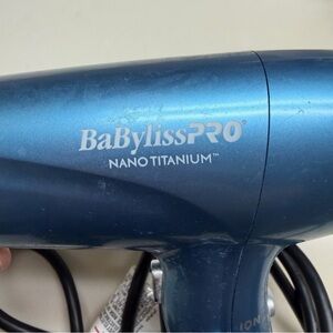 BaBylissPRO Nano Titanium Hair Dryer - Metallic Blue